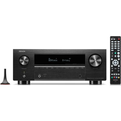 Amplituner DENON AVC-X3800H Czarny 9.4-kanałowy, 8K UltraHD, Dolby Atmos, DTS:X, AirPlay2, Wi-Fi, Multiroom HEOS