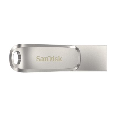 Pendrive SANDISK Ultra Dual Drive Luxe 512GB, USB-C / USB 3.2 Gen. 1 (USB 3.0), Odczyt 400 Mb/s Srebrny