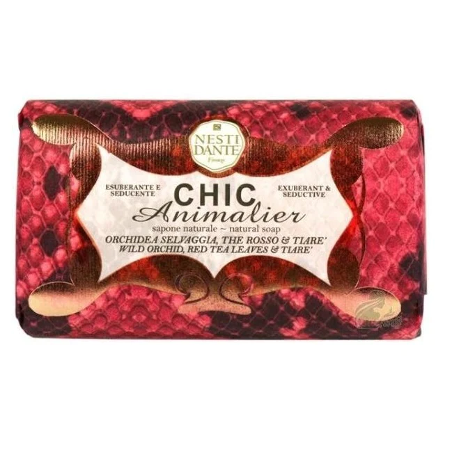 Nesti Dante Chic Animalier mydło toaletowe Czerwony Pyton, 250 g