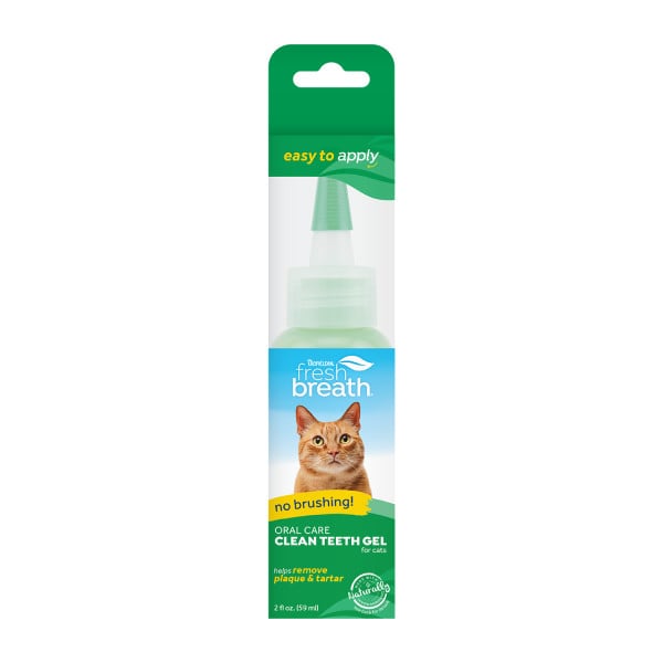 TROPICLEAN Fresh Breath Clean Teeth Oral Care Gel Cat 59ml żel do higieny jamy ustnej dla kota