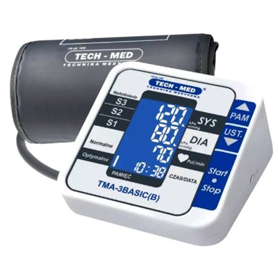 Ciśnieniomierz TECH-MED TMA-3BASIC Biało-szary
