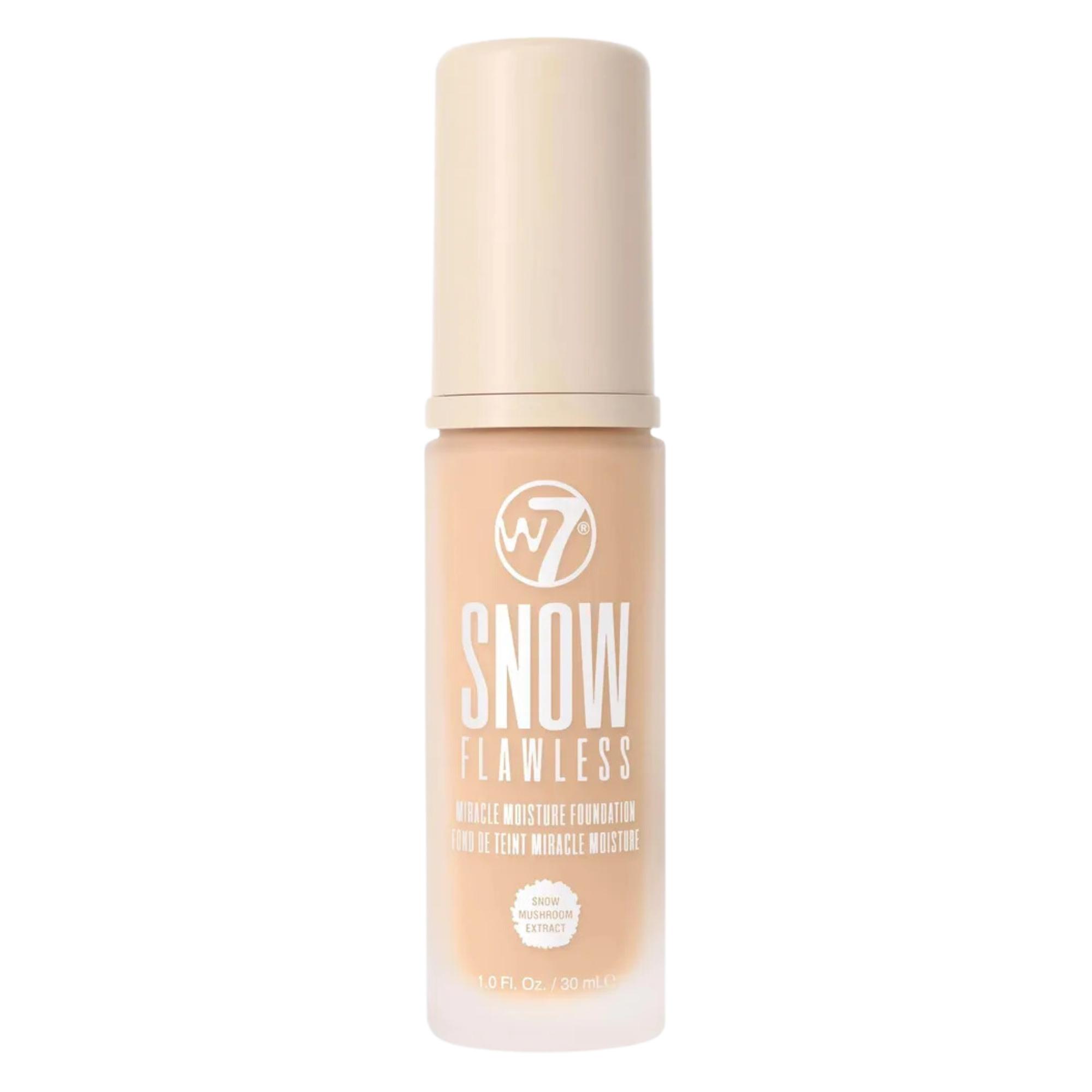 W7 Snow Flawless nawilżający podkład do twarzy Fresh Beige, 30 ml