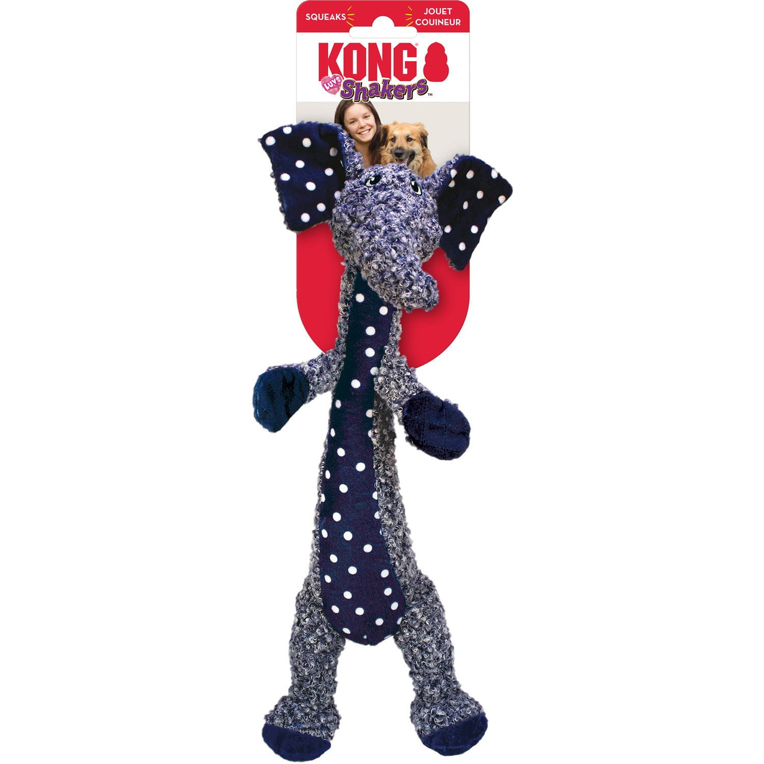 KONG® Zabawka dla psa Shakers™ Luvs Elephant