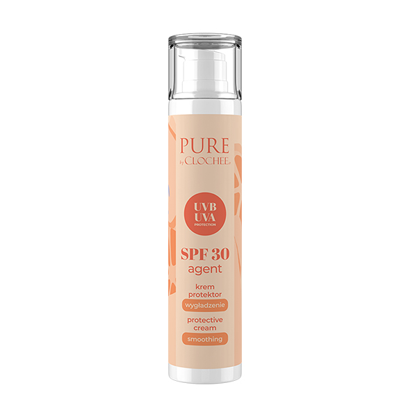 Pure By Clochee SPF30 Agent wygładzający krem protektor do twarzy z SPF30, 50 ml