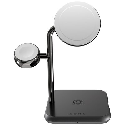 Zens Aluminium 4-in-1 Magsafe Black MfM- ładowarka indukcyjna