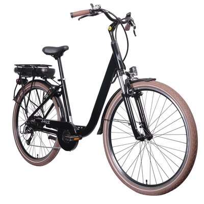 Rower elektryczny INDIANA Pulse D18 28 cali Czarny