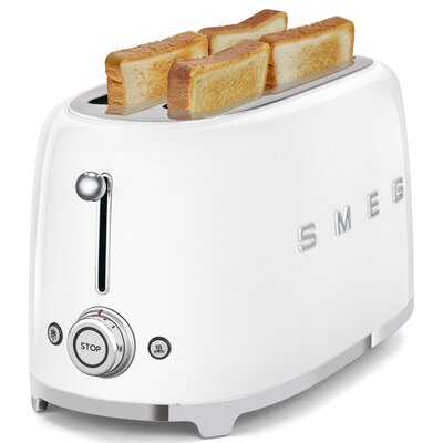 Toster SMEG TSF02WHEU Biały