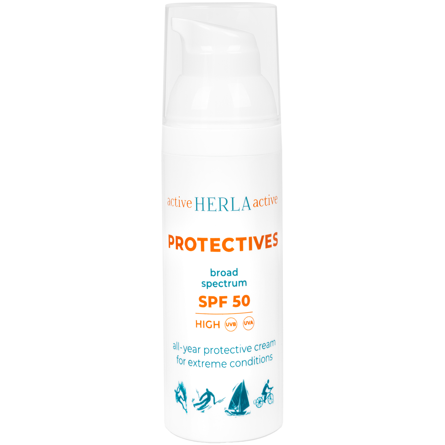 Herla Protectives krem całoroczny dla ochrony skóry w ekstremalnych warunkach pogodowych SPF50, 50 ml