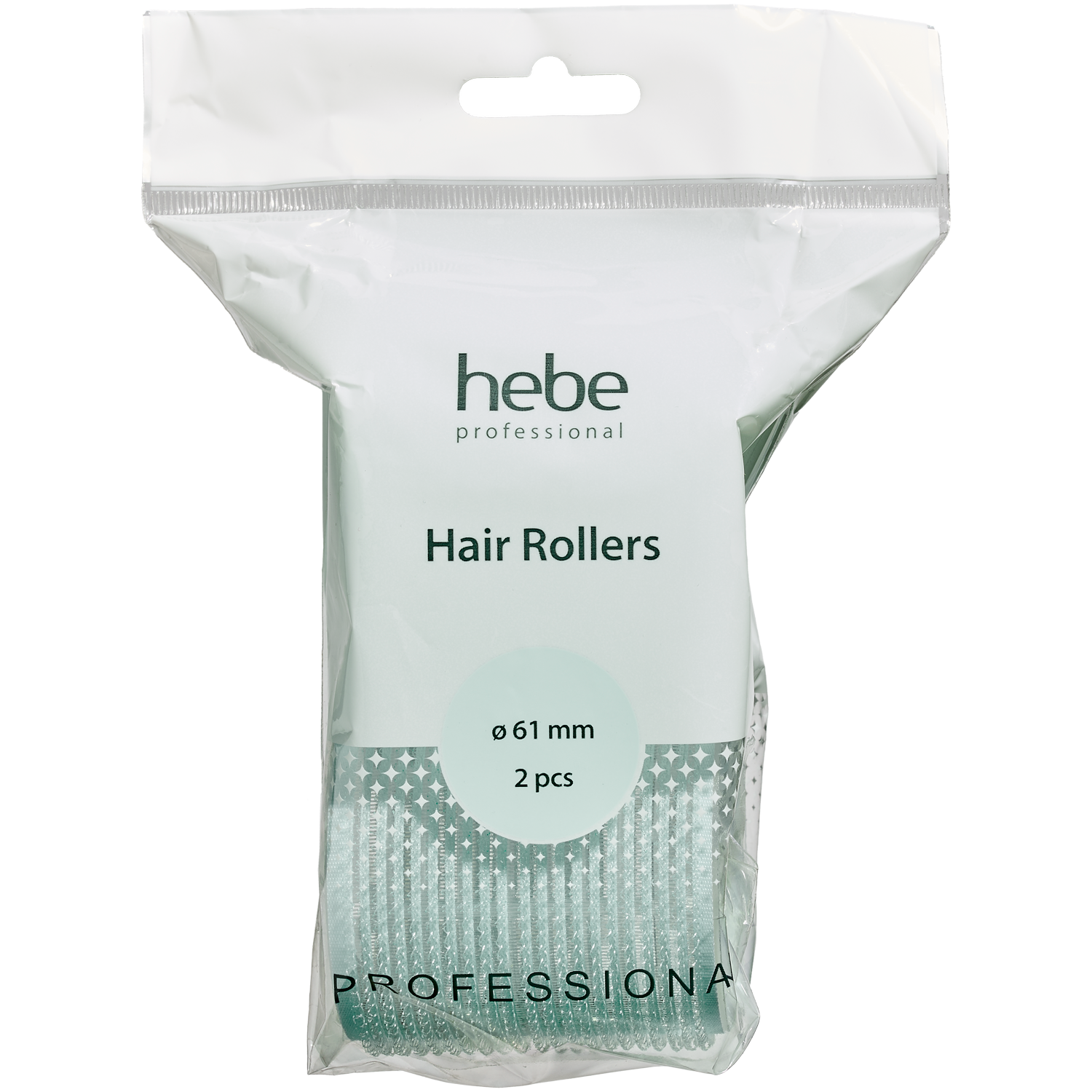 Hebe Professional Hair Rollers wałki do włosów na rzep ø 61 mm, 2 szt./1 opak.