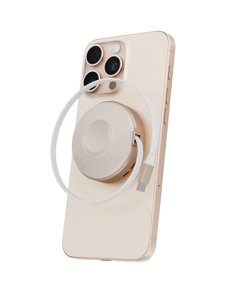 Energea MAGDUO ARC 2w1 złoty - ładowarka indukcyjna