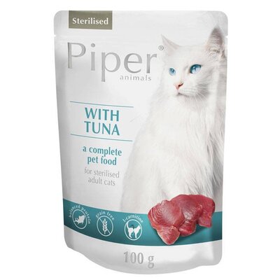 Karma dla kota PIPER Animals Sterilised z tuńczykiem 100 g