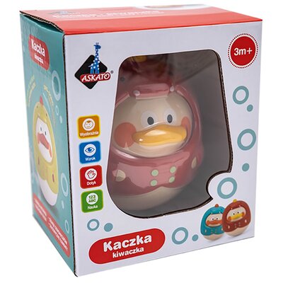Zabawka edukacyjna ASKATO Wańka Wstańka Kaczka kiwaczka 122915
