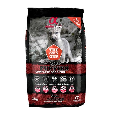 Karma dla psa ALPHA SPIRIT Puppies Świeże mięso i ryby 3 kg