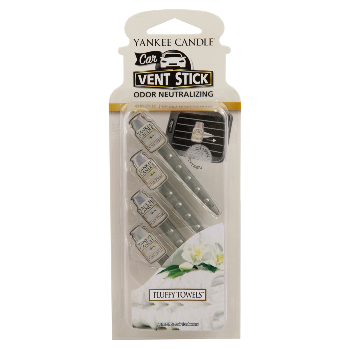 Yankee Candle - Odświeżacz do samochodu Fluffy Towels