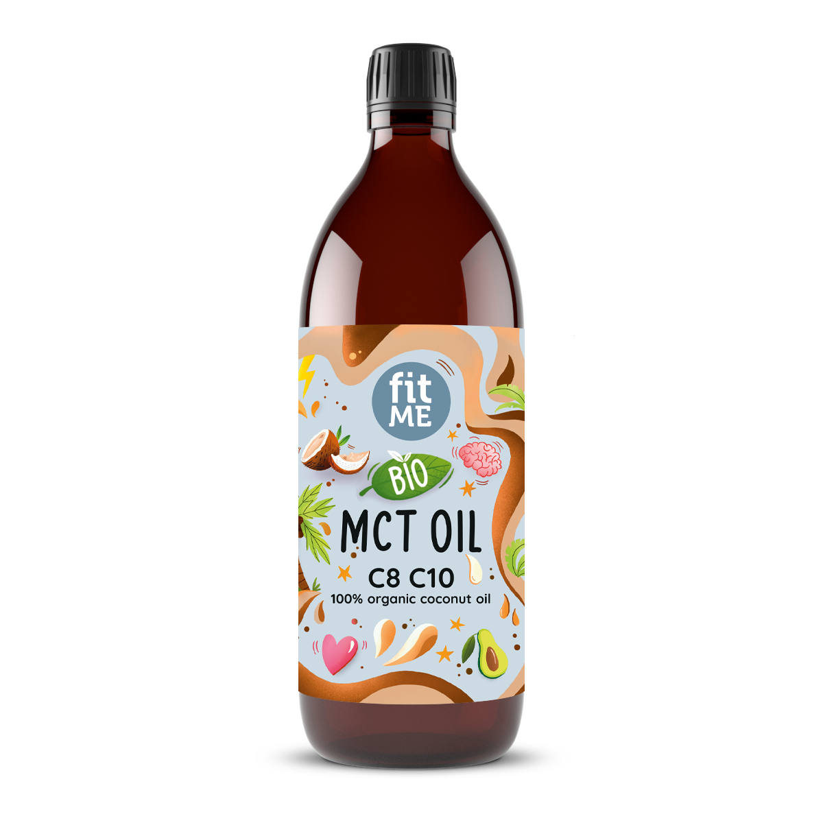 fitME suplement diety olej Bio MCT C8+C10, 500 ml