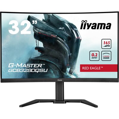 Monitor IIYAMA G-Master GCB3280QSU-B1 31.5" 2560x1440px 165Hz 0.2 ms [MPRT] Curved