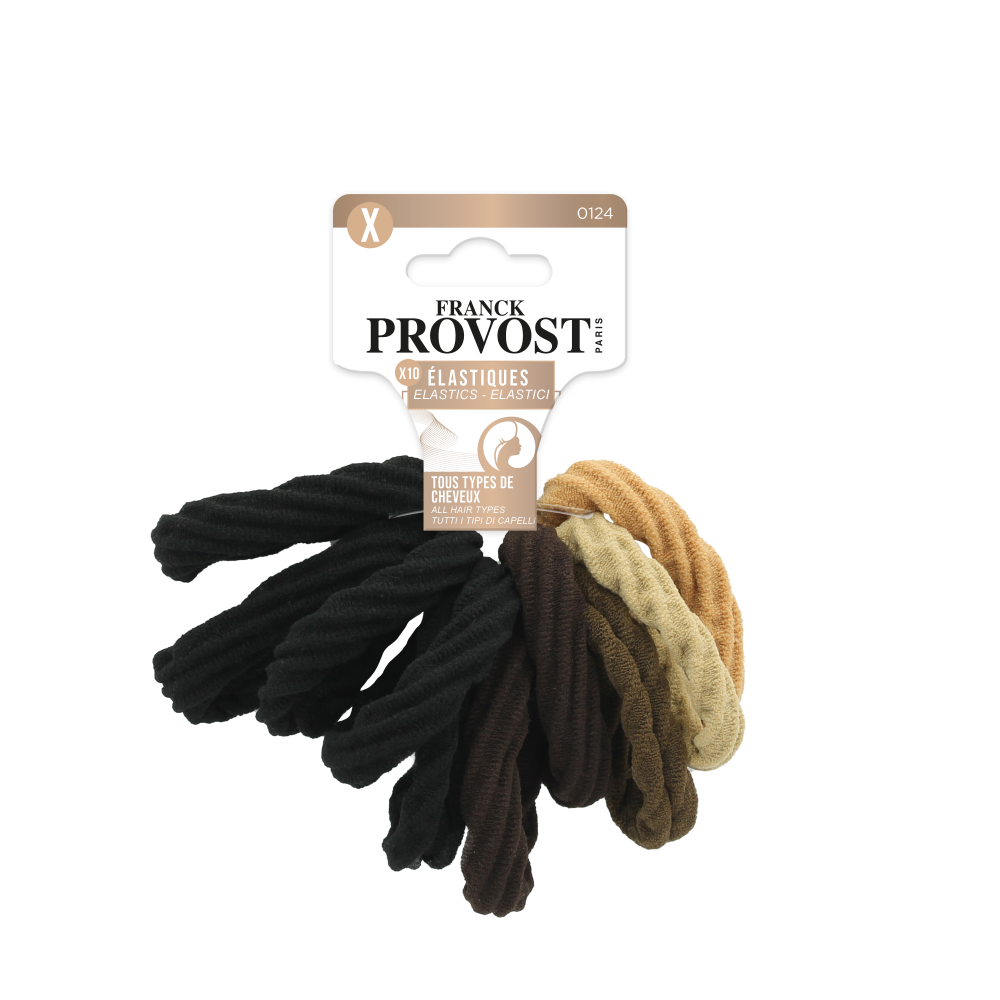 Franck Provost frotki do włosów, 10 szt./1 opak.