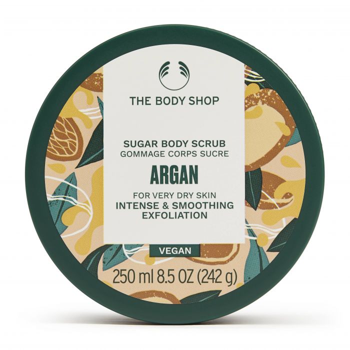 The Body Shop Argan  wegański peeling do ciała Argan, 250 ml
