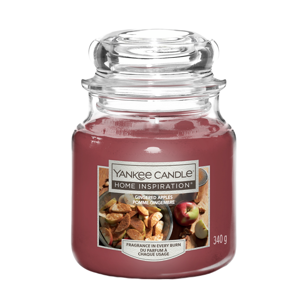 Yankee Candle Home Inspiration Gingered Apples świeca zapachowa, 340 g