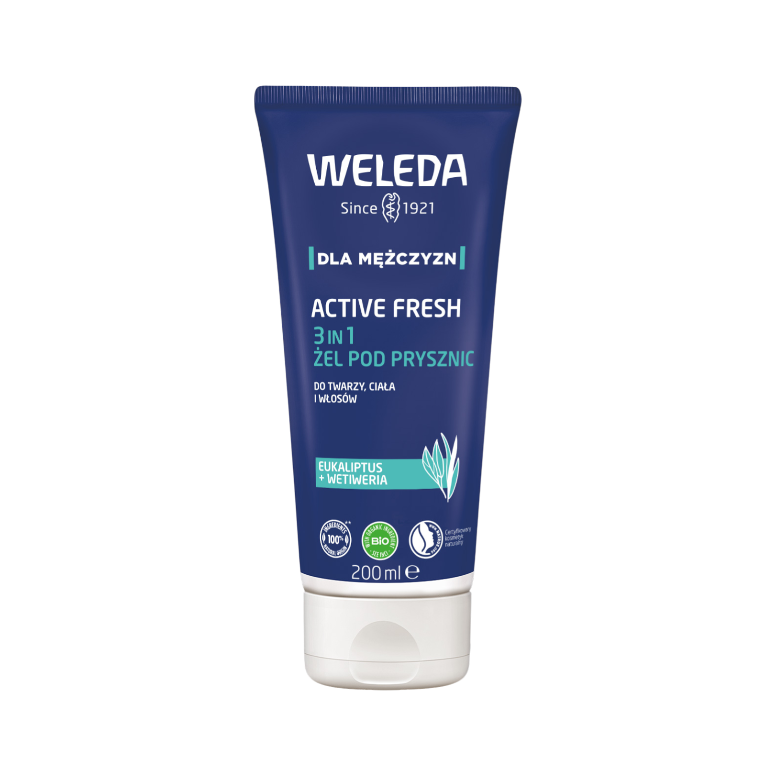 Weleda Men żel pod prysznic męski, 200 ml