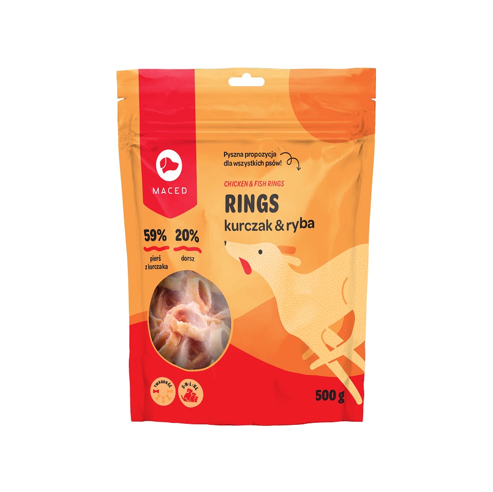 MACED Rings Kurczak &amp; Ryba 500g