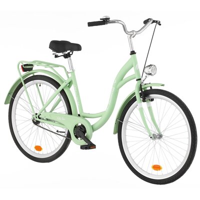 Rower miejski INDIANA Moena S1B 26 cali damski Miętowy 2025