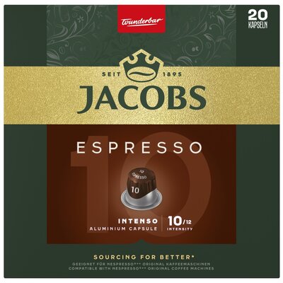Kapsułki JACOBS Espresso Intenso 10 do ekspresu Nespresso