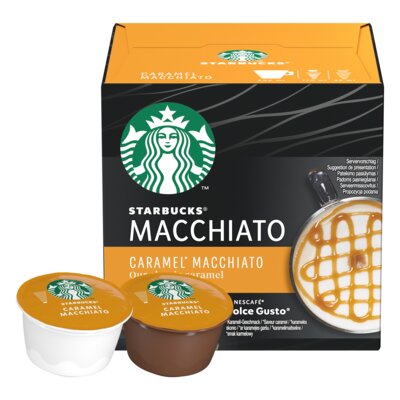 Kapsułki STARBUCKS Caramel Macchiato do ekspresu Nescafe Dolce Gusto