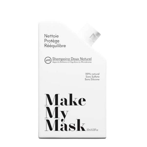 MakeMyMask szampon naturalny pH5 do wszystkich rodzajów włosów, 180 ml