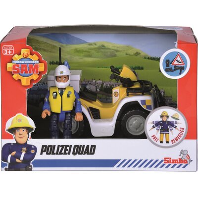 Quad SIMBA Strażak Sam Policyjny + akcesoria 109251093038