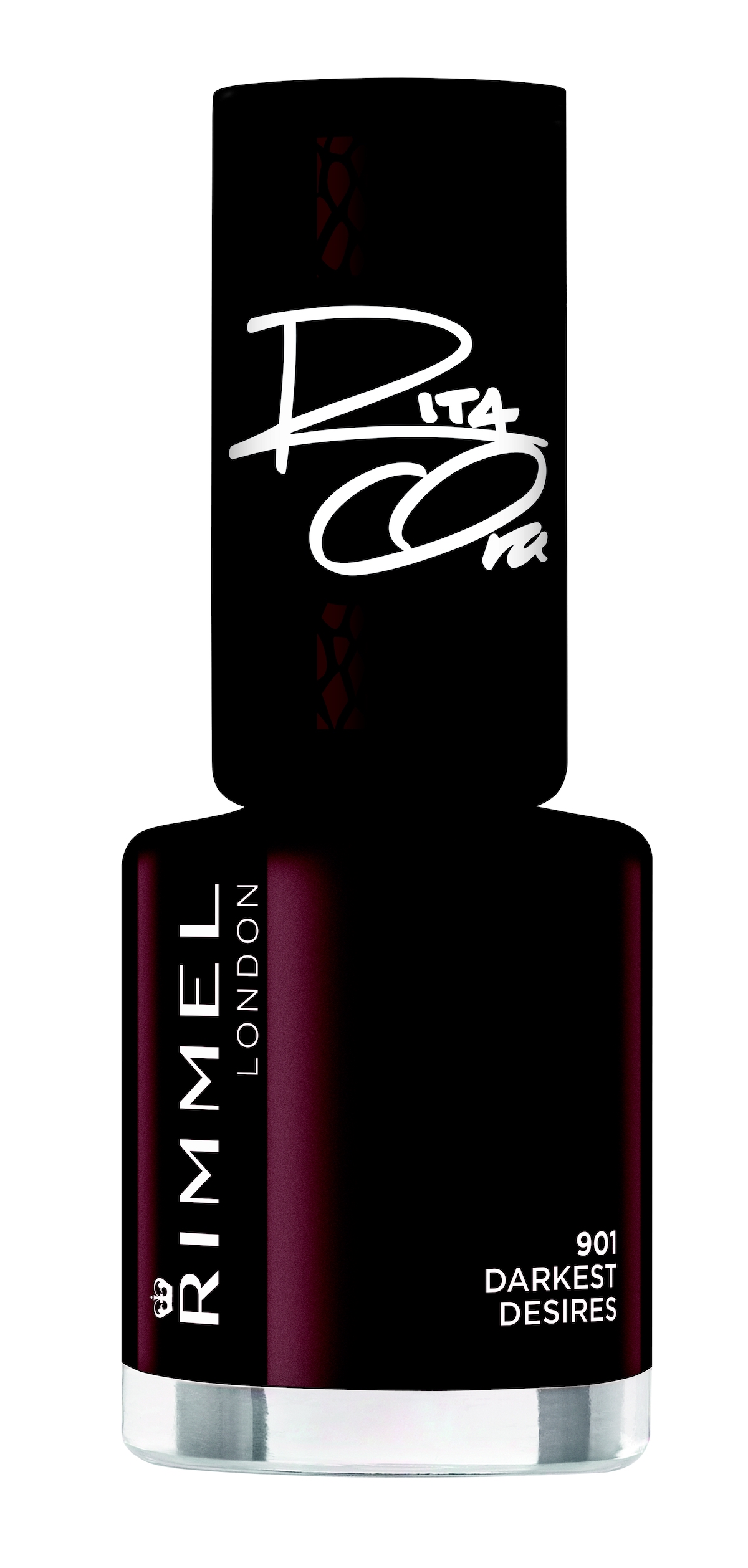 Rimmel 60 Seconds By Rita Ora szybkoschnący lakier do paznokci 901 darkest desires, 8 ml