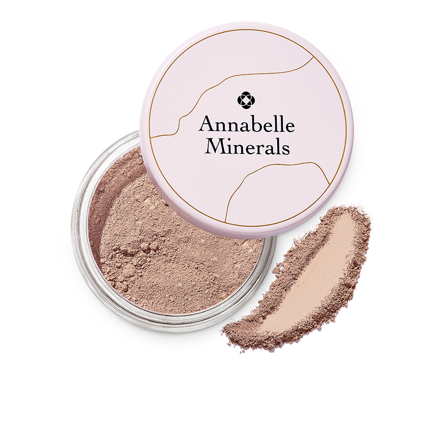 Annabelle Minerals matujący podkład mineralny do twarzy golden medium, 4 g