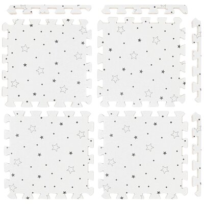 Mata piankowa HUMBI Puzzle 30 x 30 x 1 cm (36 elementów) Biały