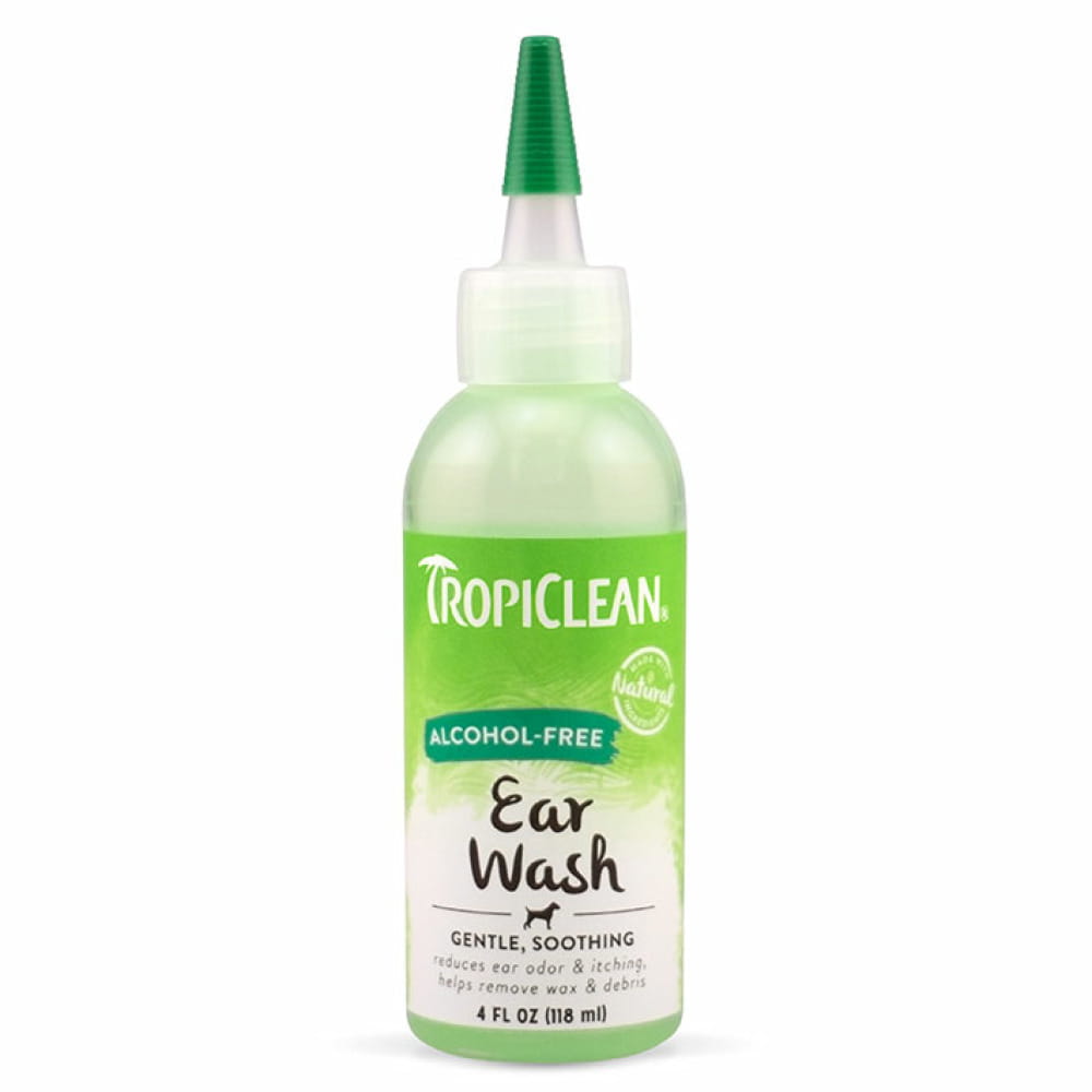 Tropiclean Ear Wash 118ml - preparat do codziennej higieny uszu i usuwania woskowiny