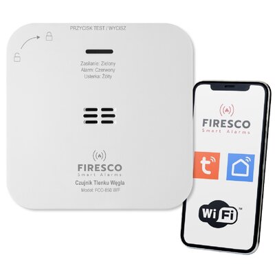 Czujnik tlenku węgla (czadu) FIRESCO FCO-850 WF