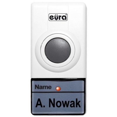 Przycisk dzwonka EURA WDA-01A3 Biały