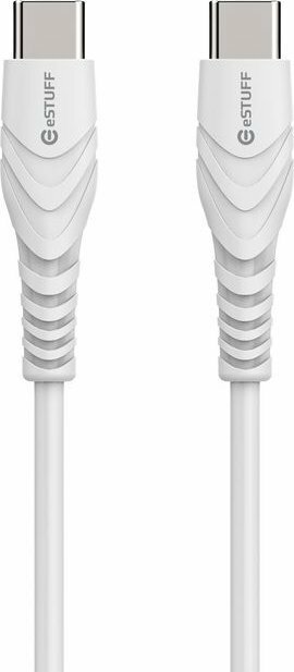 eStuff Cable USB-C to USB-C 1m biały - kabel USB-C