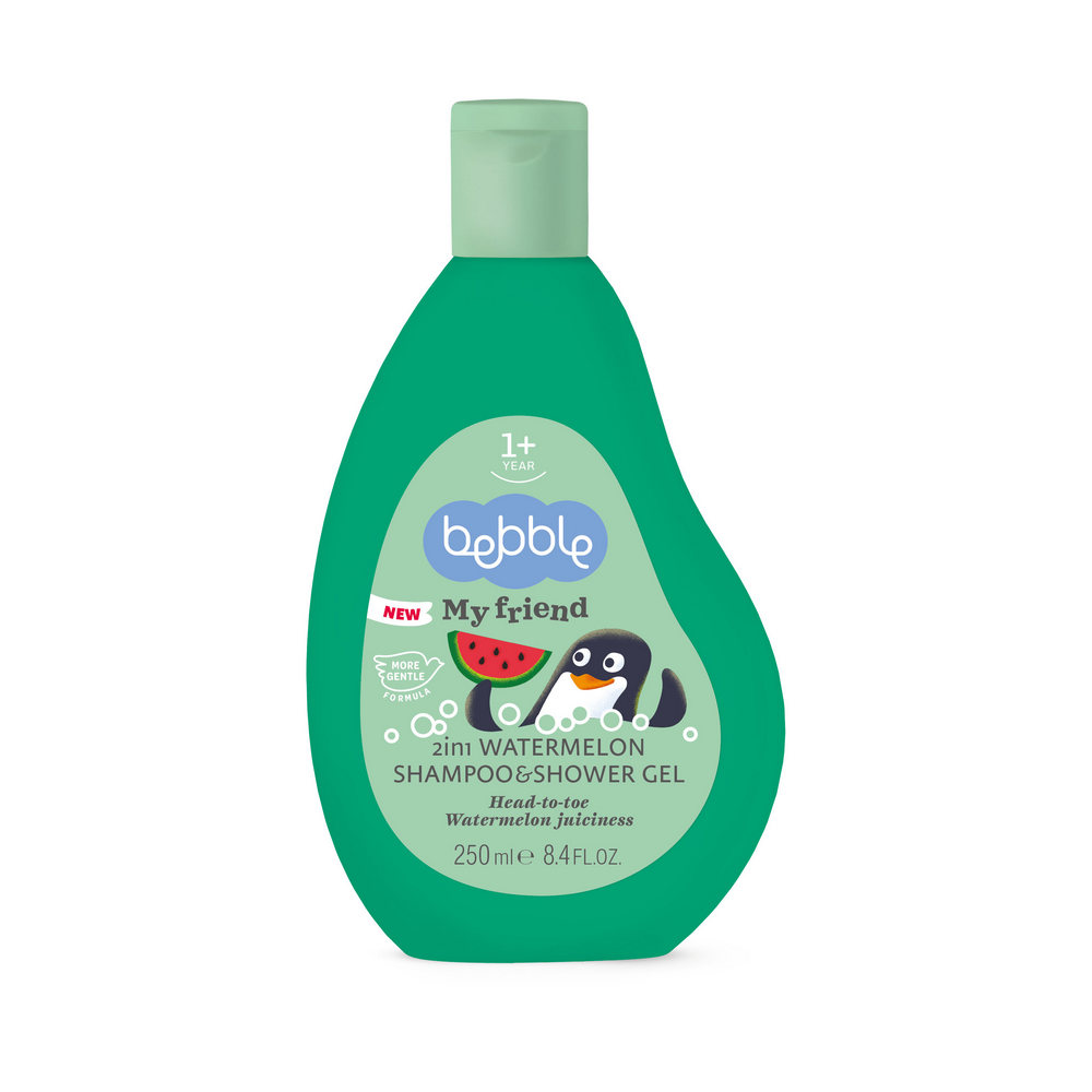 Bebble szampon do włosów 2w1 arbuz, 250 ml
