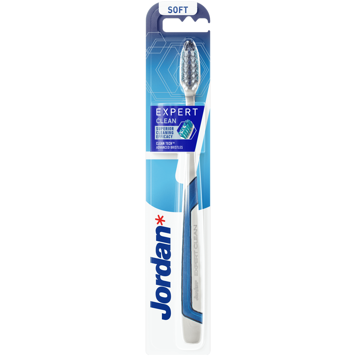 Jordan Expert Clean szczoteczka do mycia zębów miękka, 1 szt.