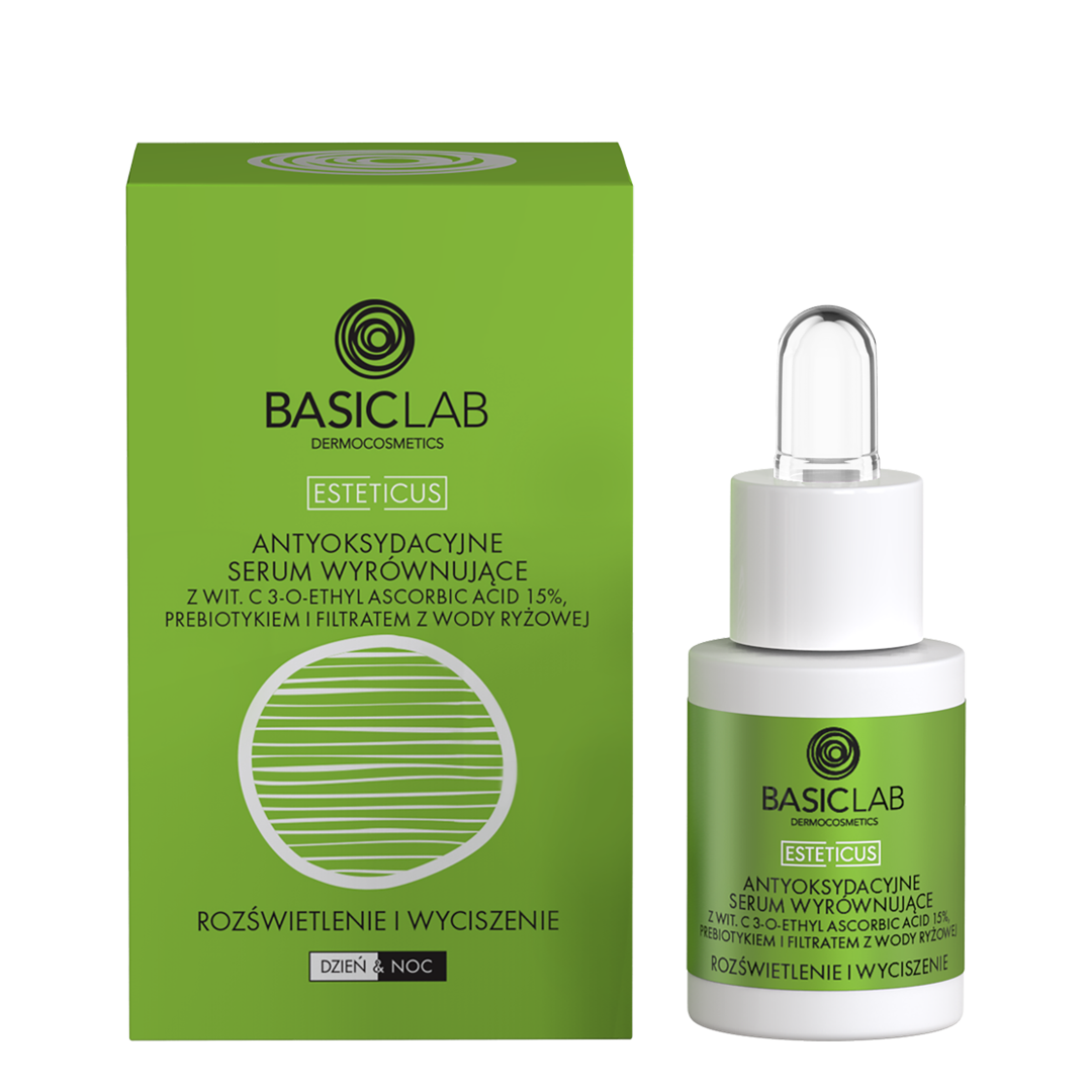 Basiclab Esteticus serum antyoksydacyjne z witaminą C 15%, 15 ml