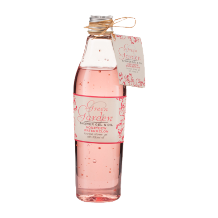 Green Garden naturalny płyn do kąpieli Honeydew&Watermelon, 400 ml