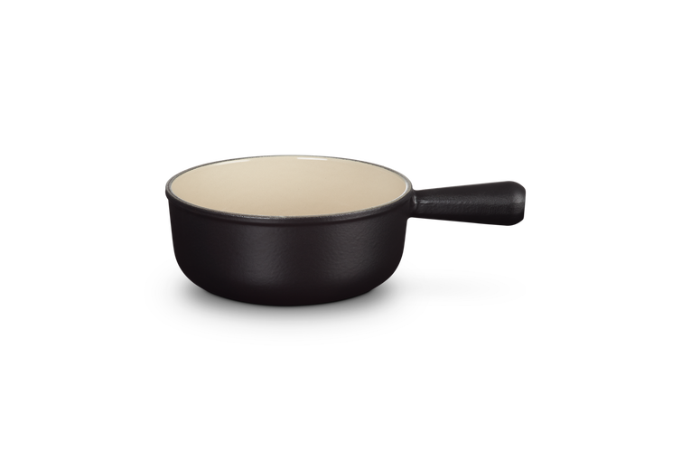 Le Creuset - Fondue caquelon żeliwo 20 cm czarny mat