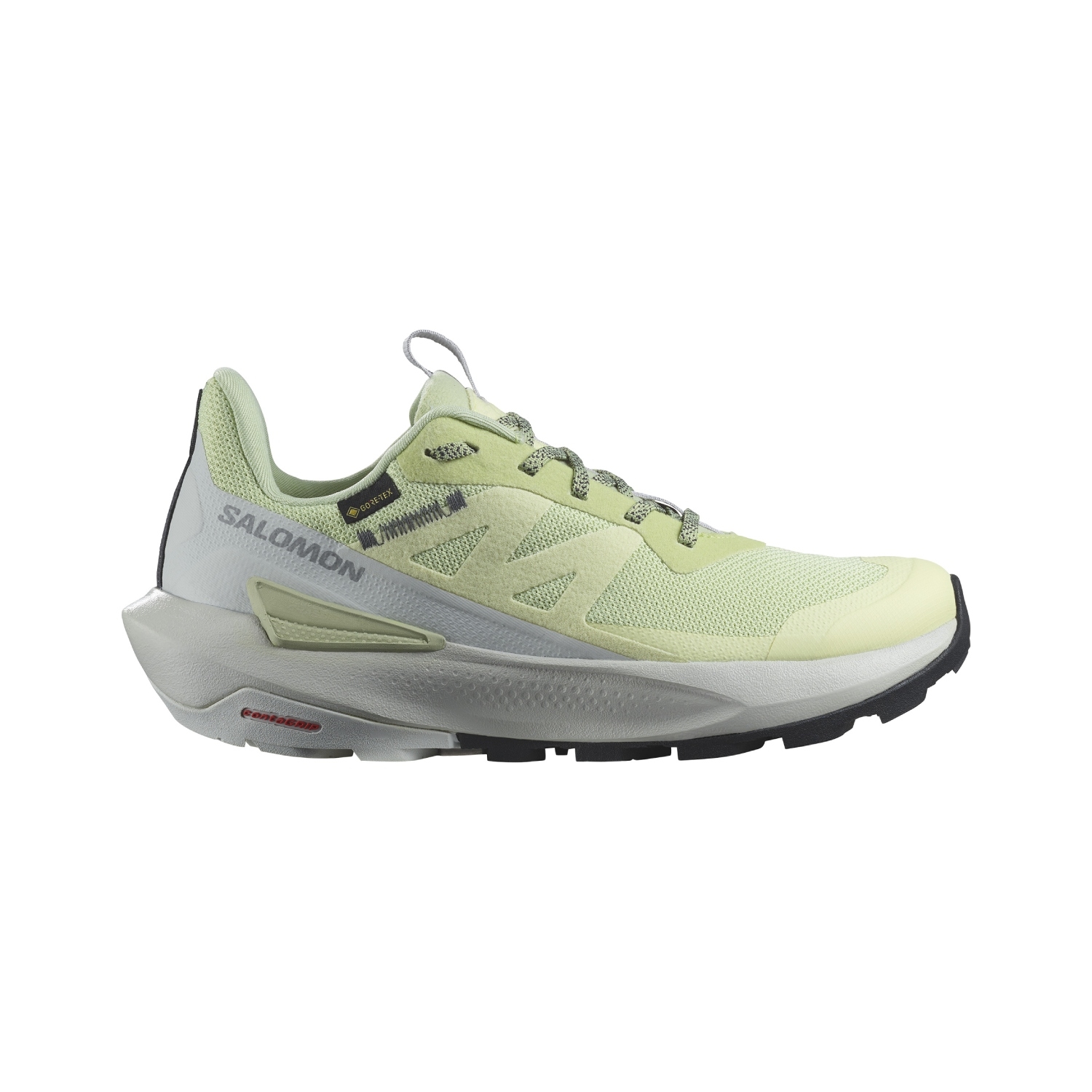 Damskie buty turystyczne Salomon Elixir Active GTX celadon green/glacier gray/phantom - 6