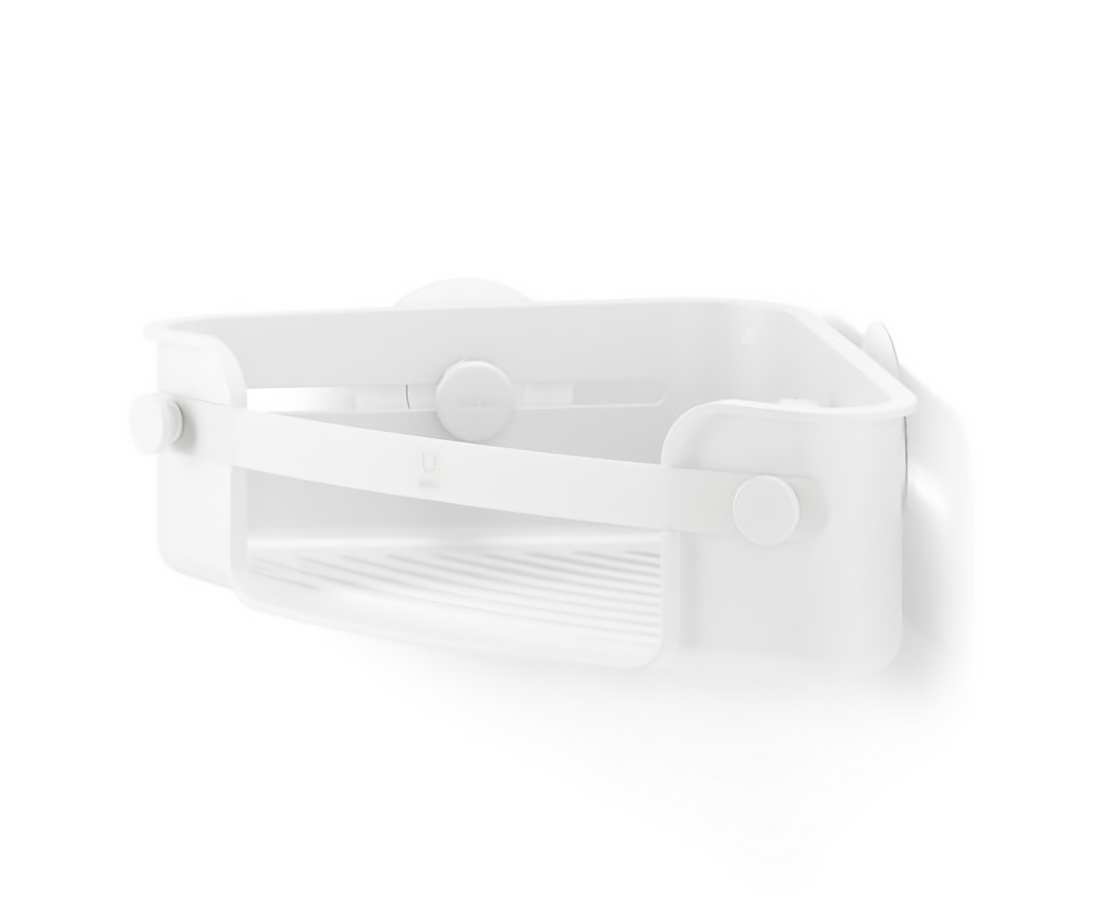 Umbra - Organizer narożny pod prysznic Flex Gel-Lock Biały