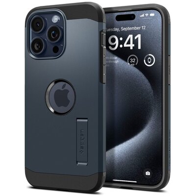 Etui SPIGEN Tough Armor Mag MagSafe do Apple iPhone 15 Pro Granatowy