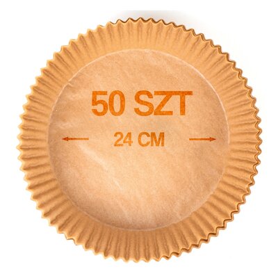 Foremki papierowe VIGO do Air Fryer 24 cm (50 sztuk)