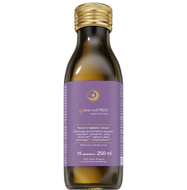 MyBestPharm MyBestNoSTRESS suplement diety, 250 ml