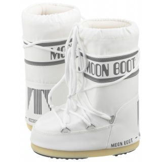 Śniegowce Moon Boot Nylon White Kids 14004400006