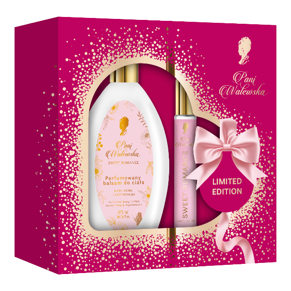 Pani Walewska Sweet Romance zestaw: balsam perfumowany, 1 szt. + perfumy, 15 ml