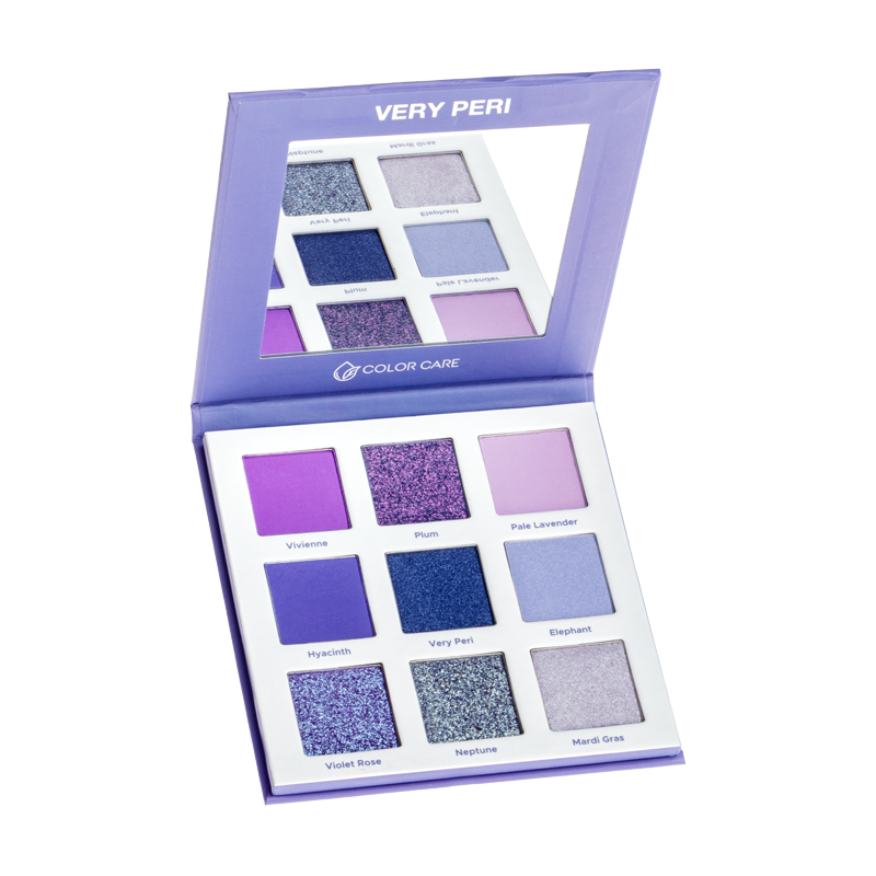 Color Care Very Peri paleta cieni do powiek wegańska, 22,5 g